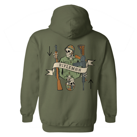 Rifleman Death Card Hoodie