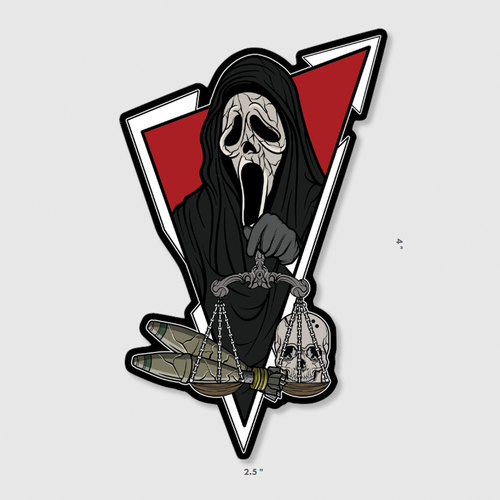 Ghostface Mortars Sticker