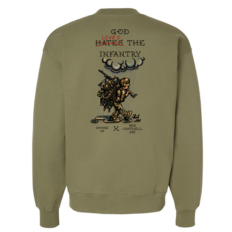 Load image into Gallery viewer, God Loves The Infantry Sweatshirt
