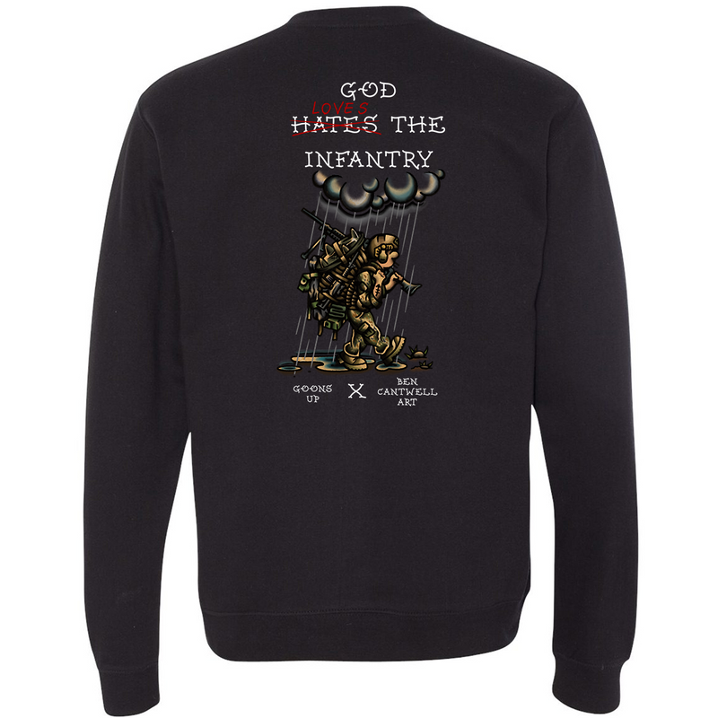 Load image into Gallery viewer, God Loves The Infantry Sweatshirt
