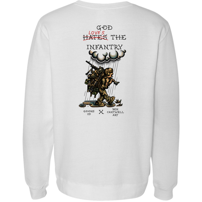 Load image into Gallery viewer, God Loves The Infantry Sweatshirt
