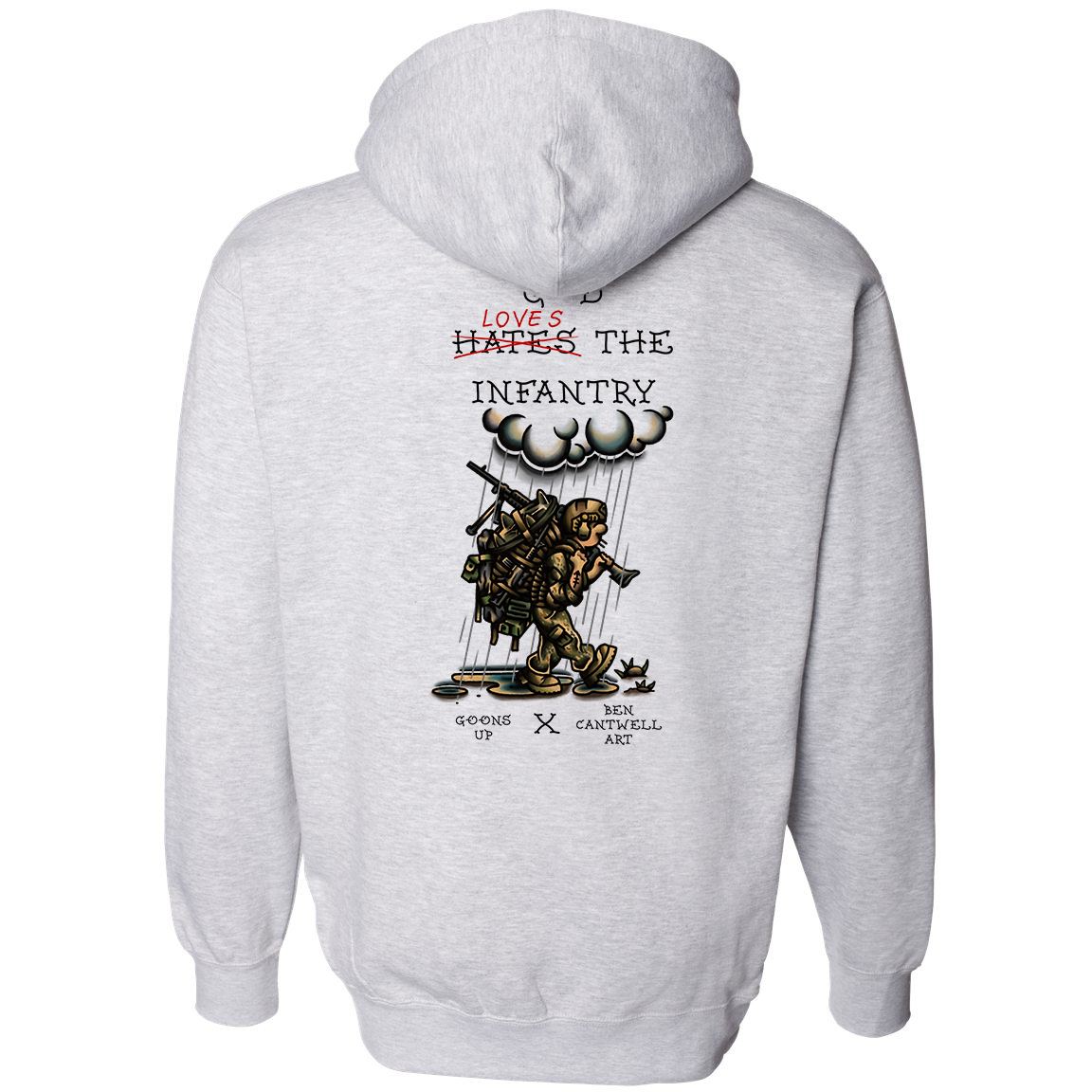 God Loves The Infantry Hoodie