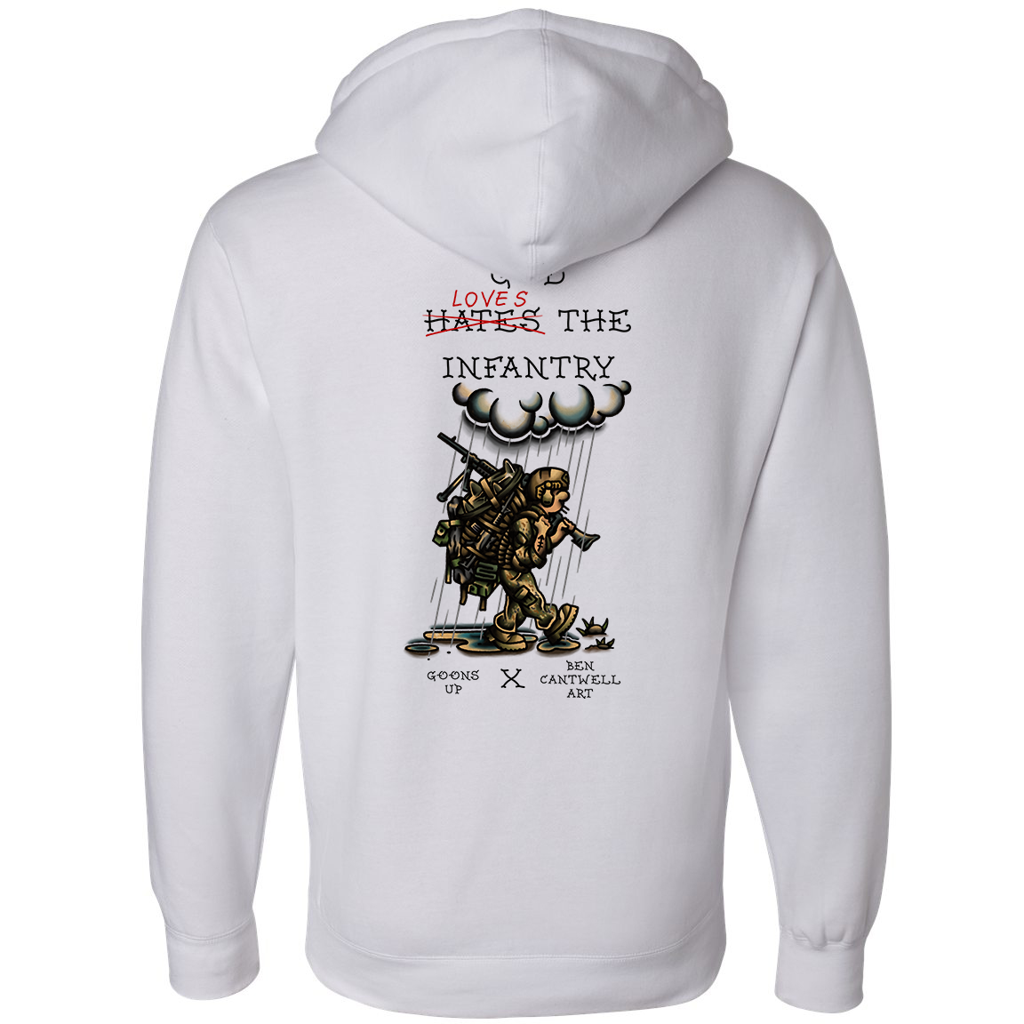 God Loves The Infantry Hoodie