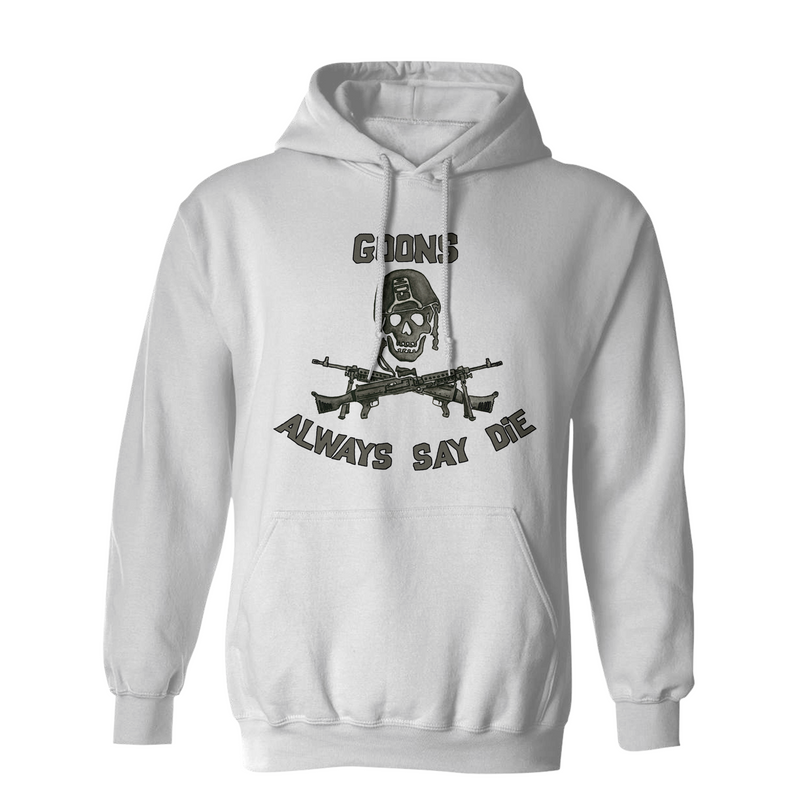 Load image into Gallery viewer, Goons Always Say Die Hoodie
