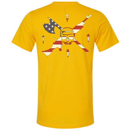 Goons Up American Flag Logo Tee