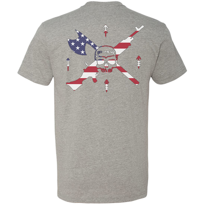 Goons Up American Flag Logo Tee