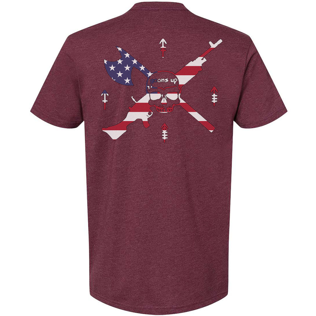 Goons Up American Flag Tee