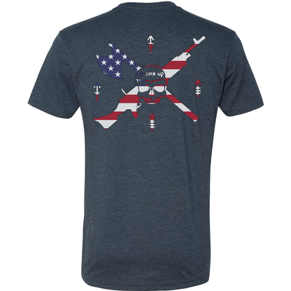 Goons Up American Flag Logo Tee