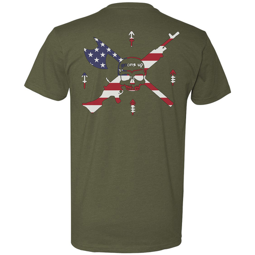 Goons Up American Flag Logo Tee