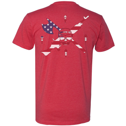 Goons Up American Flag Logo Tee