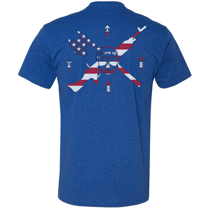 Goons Up American Flag Logo Tee