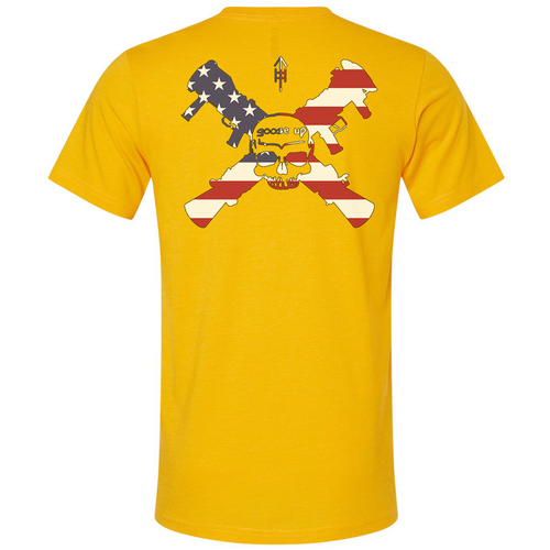 Goose Up American Flag Tee