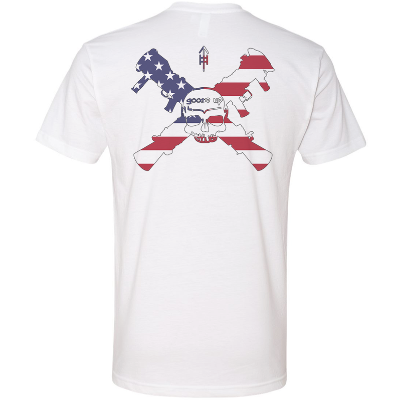 Load image into Gallery viewer, Goose Up American Flag Tee
