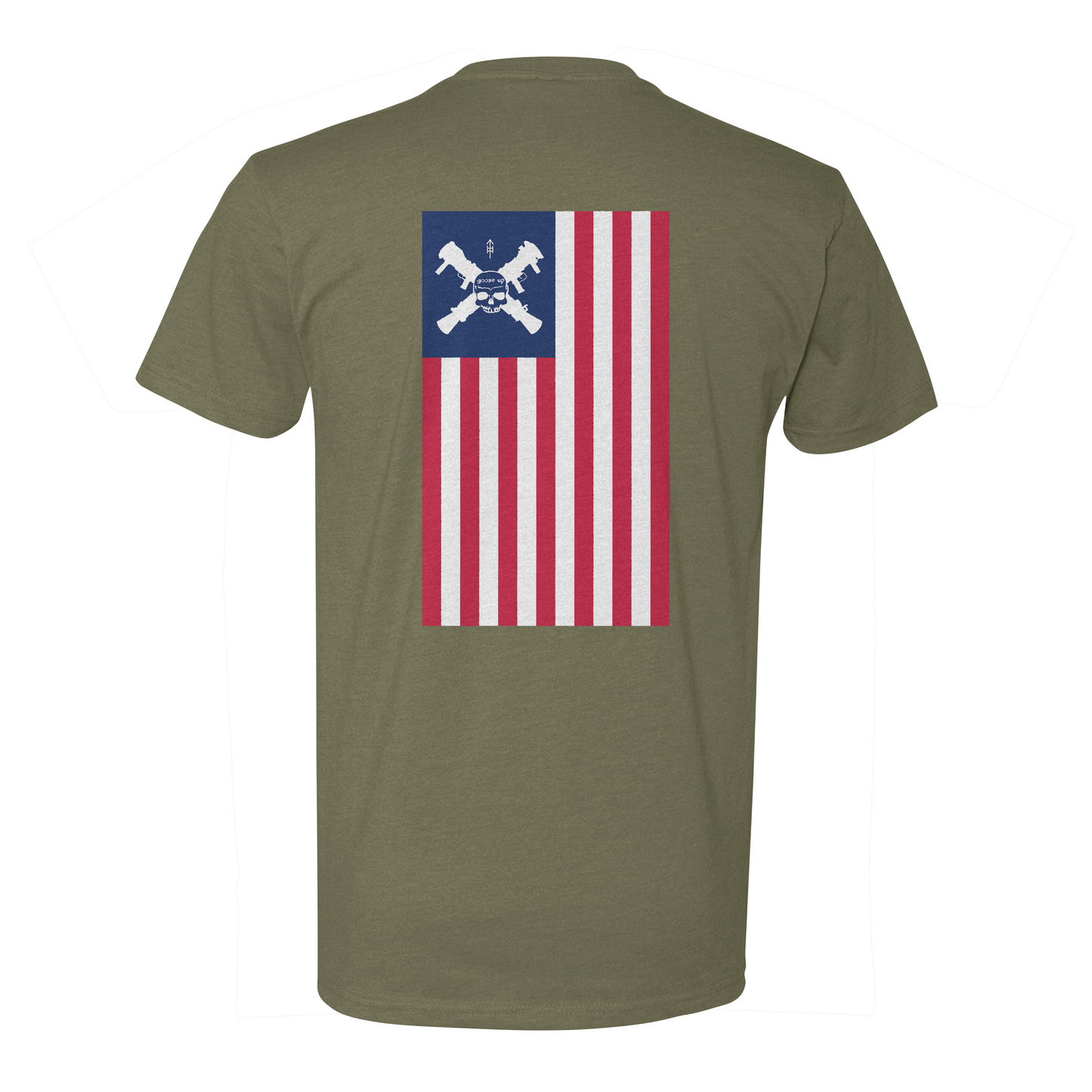 Goose Up American Flag Tee