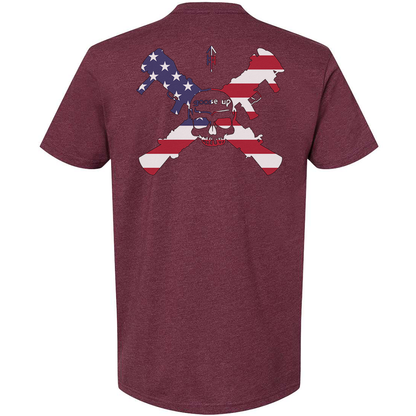 Goose Up American Flag Logo Tee
