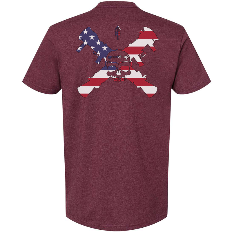 Load image into Gallery viewer, Goose Up American Flag Tee
