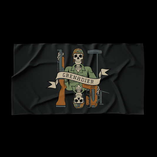 Grenadier Death Card Flag