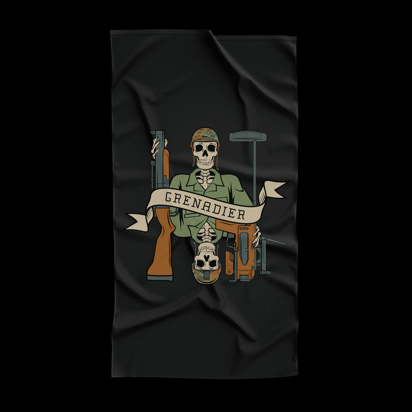 Grenadier Death Card Flag
