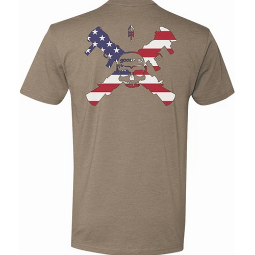 Goose Up American Flag Logo