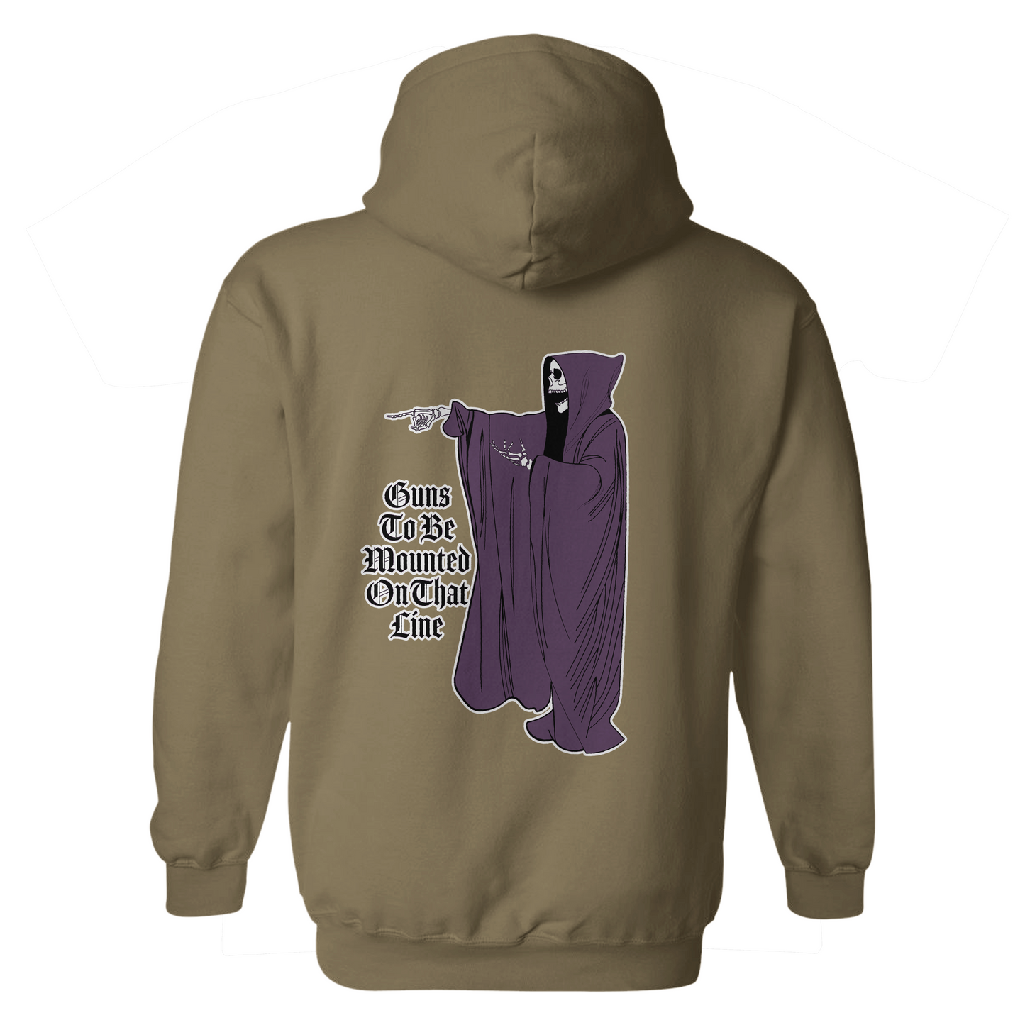 Guns to Be Mounted on That Line Hoodie