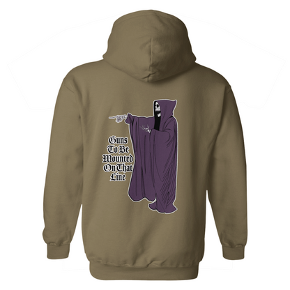 Guns to Be Mounted on That Line Hoodie