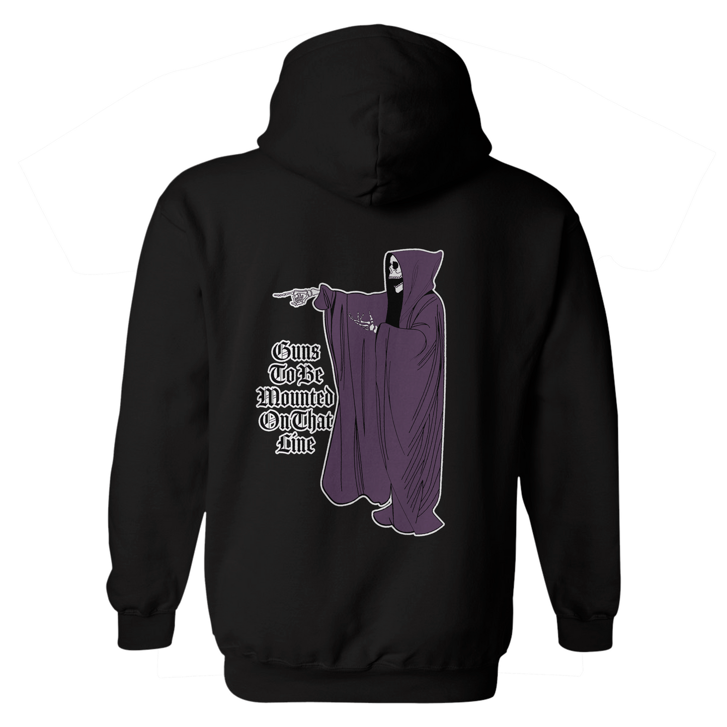 Guns to Be Mounted on That Line Hoodie