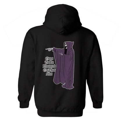 Guns to Be Mounted on That Line Hoodie