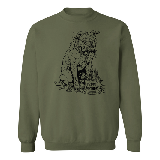 Happy Birthday Devil Dog Sweatshirt