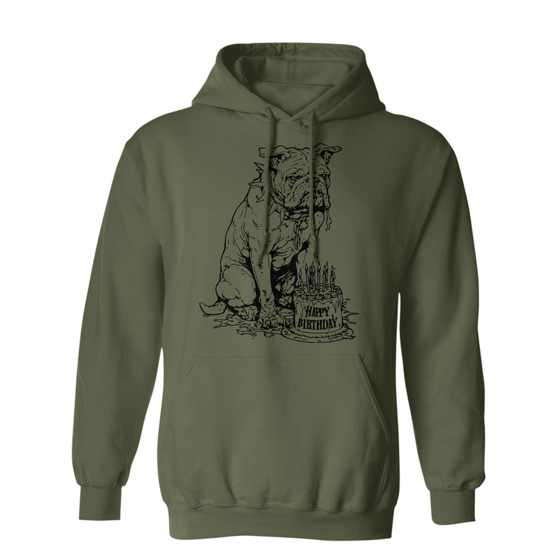 Load image into Gallery viewer, Happy Birthday Devil Dog Hoodie
