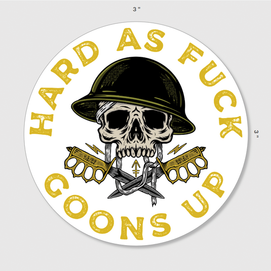 Hard As F*ck Sticker