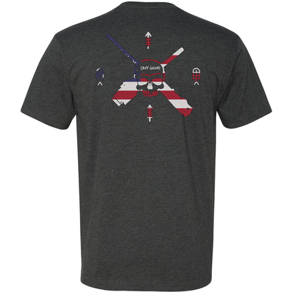 Heavy Goons American Flag Logo Tee