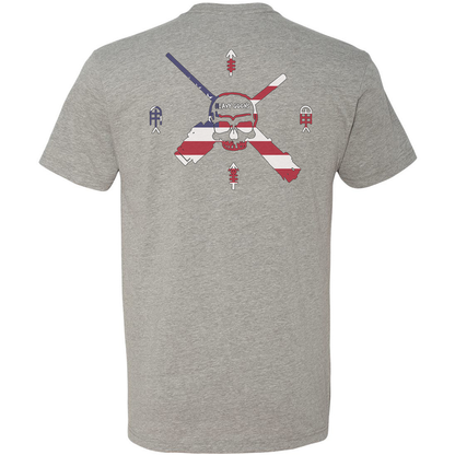Heavy Goons American Flag Logo Tee