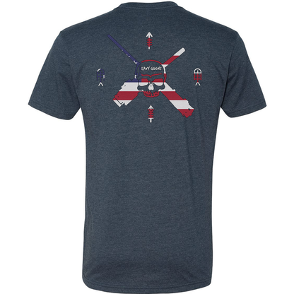 Heavy Goons American Flag Logo Tee