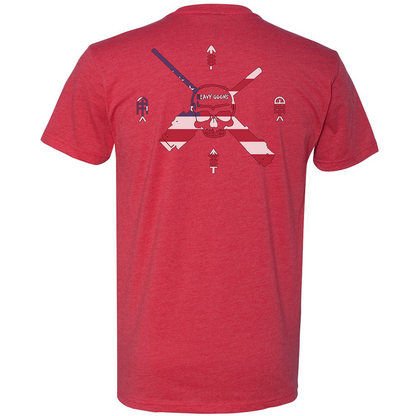Heavy Goons American Flag Logo Tee