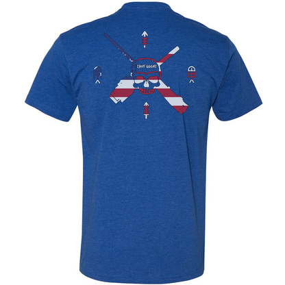Heavy Goons American Flag Logo Tee