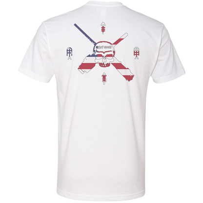 Heavy Goons American Flag Logo Tee