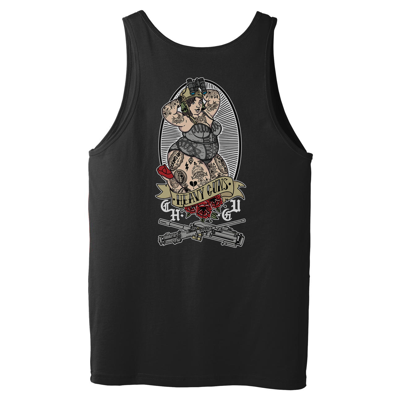 Heavy Guns Pin Up Tank