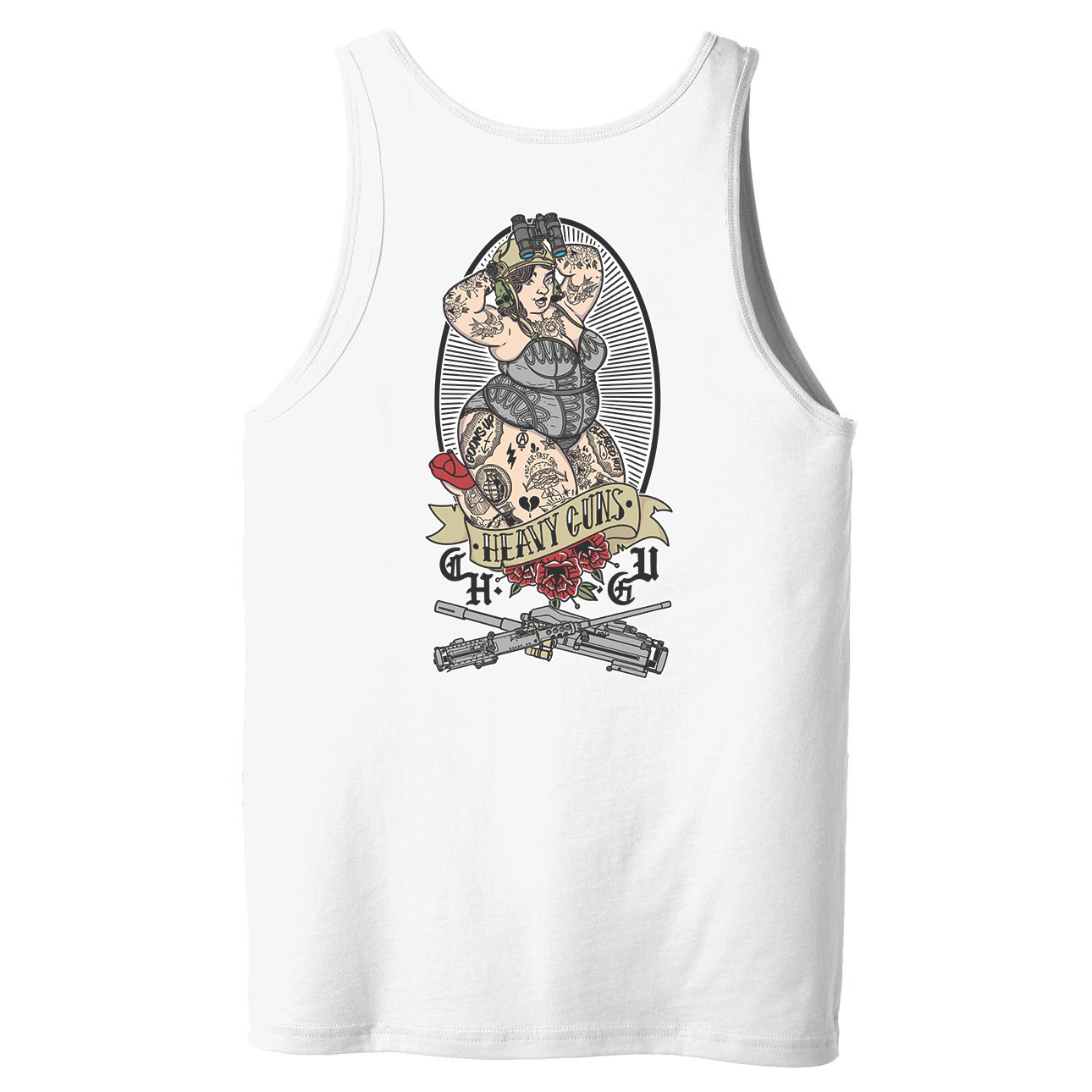 Heavy Guns Pin Up Tank