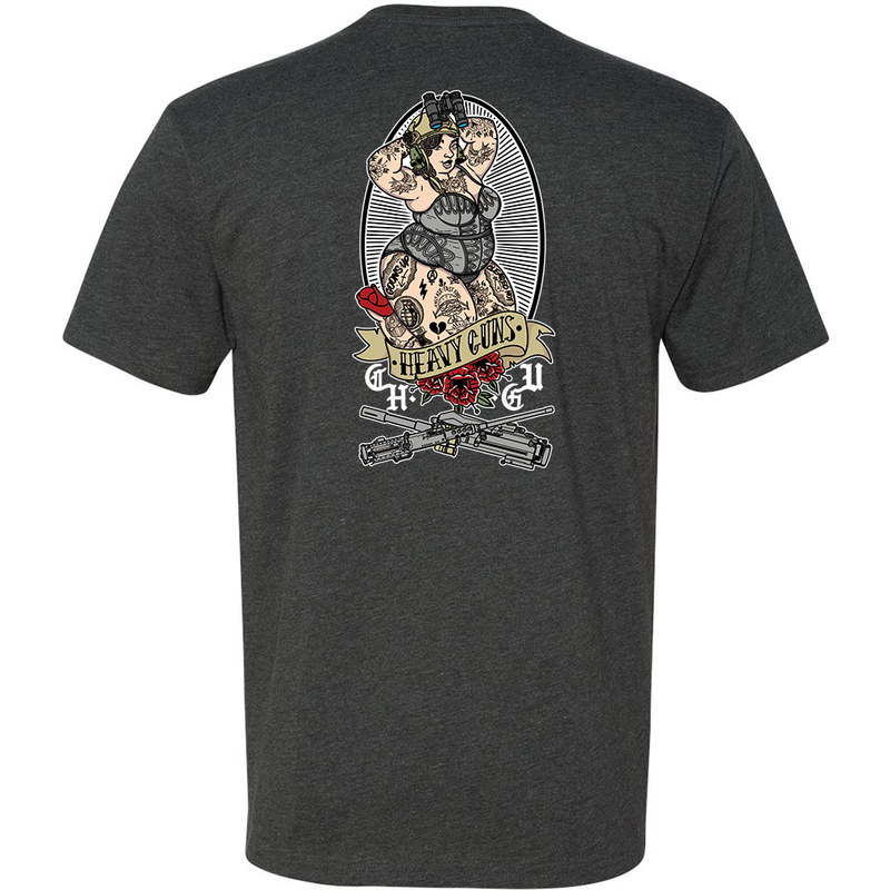 Load image into Gallery viewer, Heavy Guns Pin Up Tee
