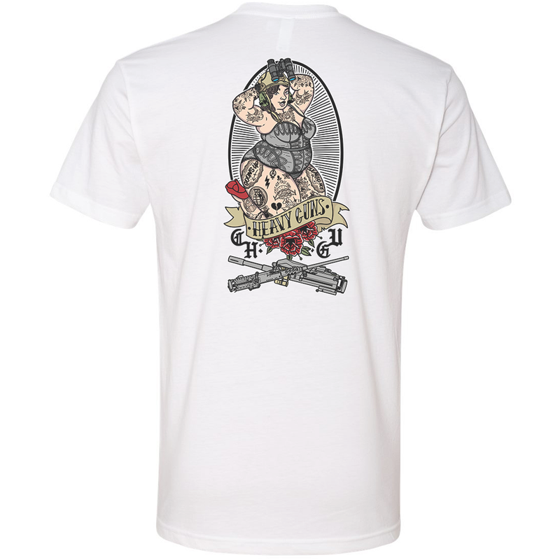 Load image into Gallery viewer, Heavy Guns Pin Up Tee
