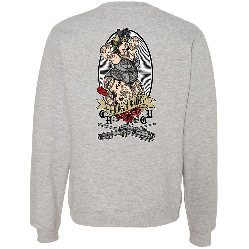 Load image into Gallery viewer, Heavy Guns Pin Up Sweatshirt
