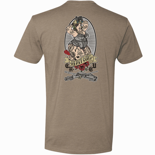 Heavy Guns Pin Up Tee