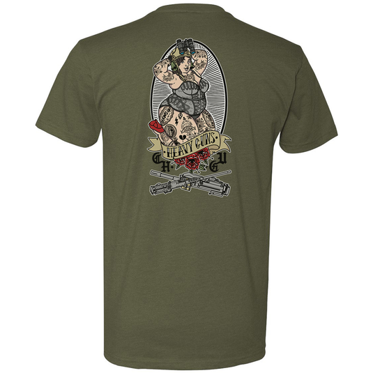 Heavy Guns Pin Up Tee