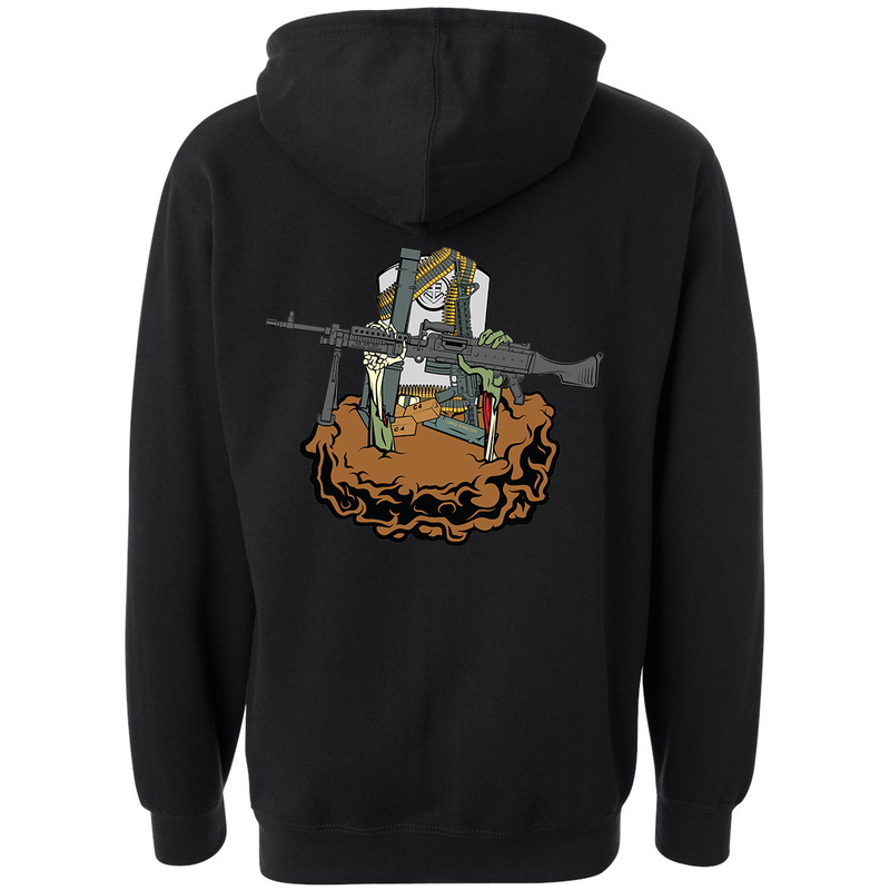 Load image into Gallery viewer, Here Lies Weapons Hoodie
