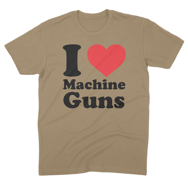 Load image into Gallery viewer, I Love Machine Guns Tee
