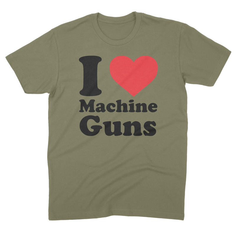 Load image into Gallery viewer, I Love Machine Guns Tee
