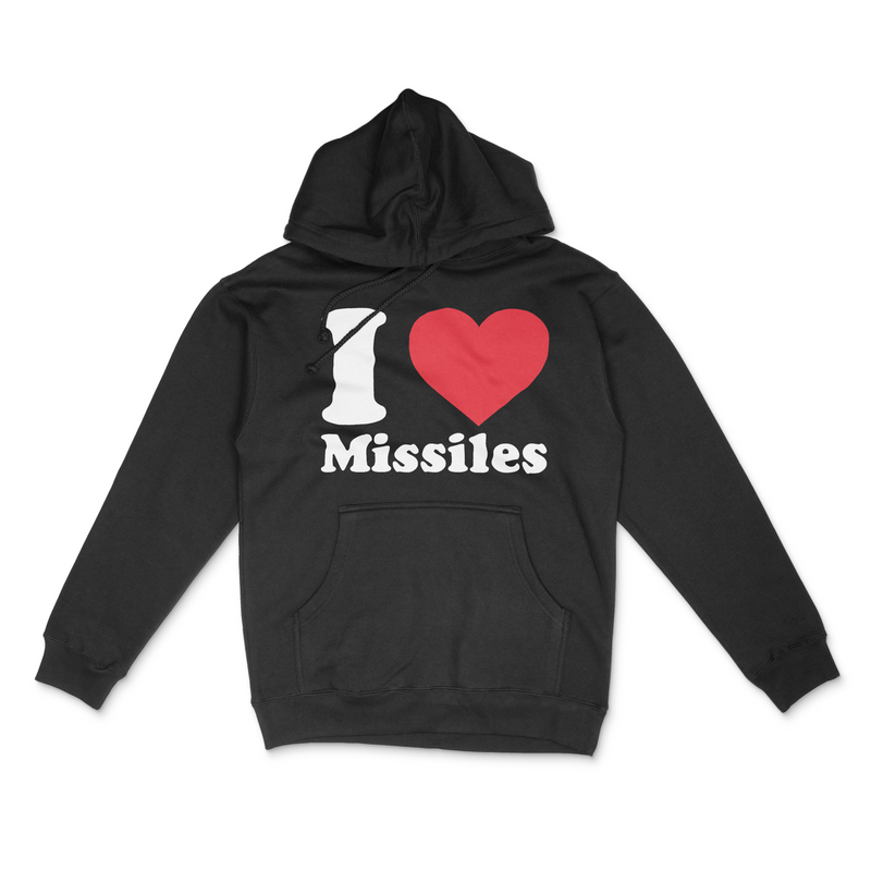 Load image into Gallery viewer, I Love Missiles Hoodie
