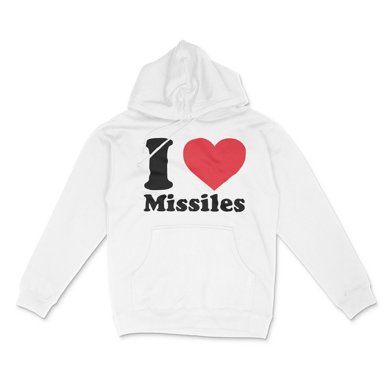 Load image into Gallery viewer, I Love Missiles Hoodie
