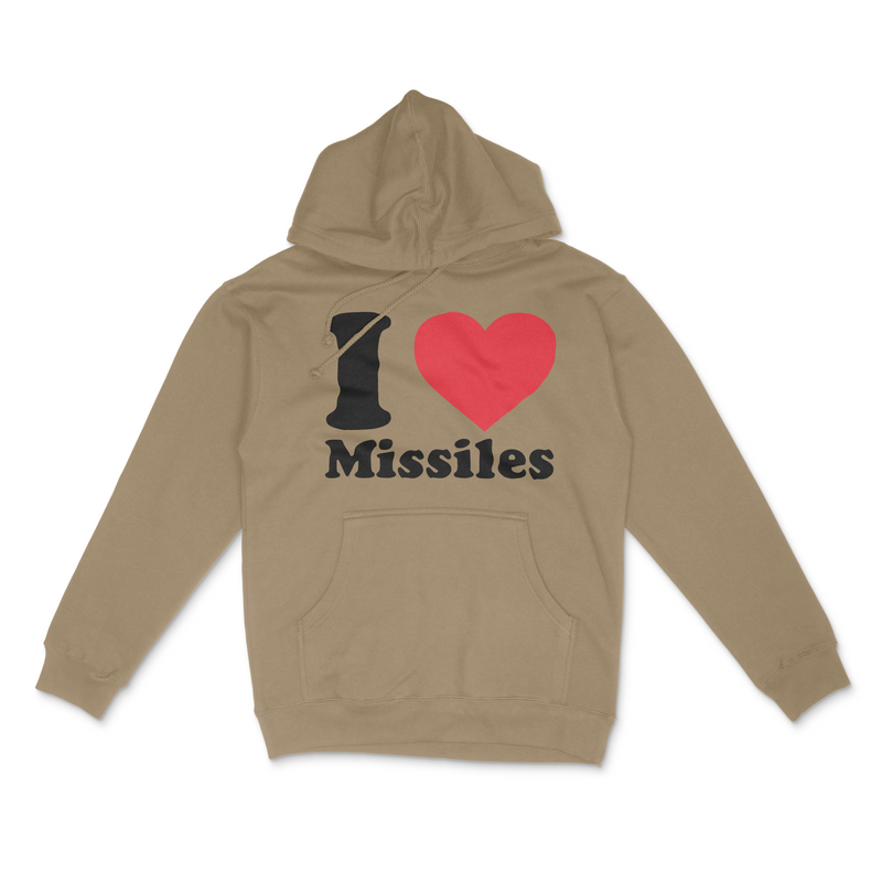 Load image into Gallery viewer, I Love Missiles Hoodie
