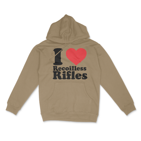 I Love Recoilless Rifles Hoodie